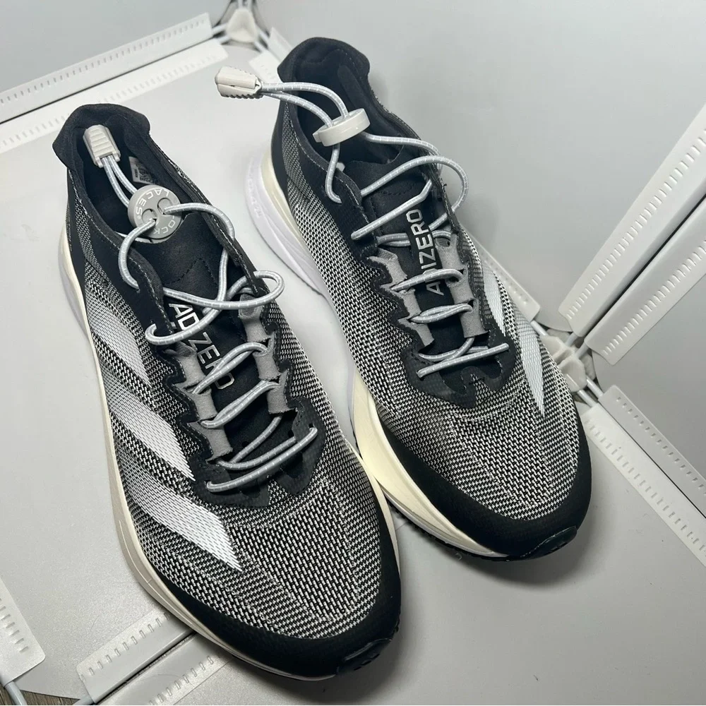 Women’s black grey Adizero Boston 12 running shoes size 6.5 excellent condition